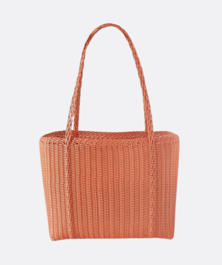 Tangerine Basket Bag