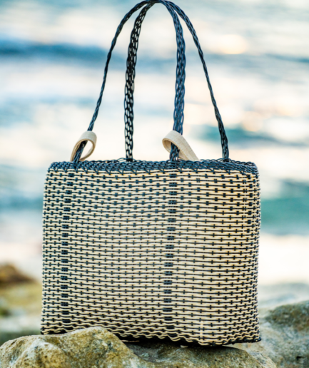 Tonal Basket Bag