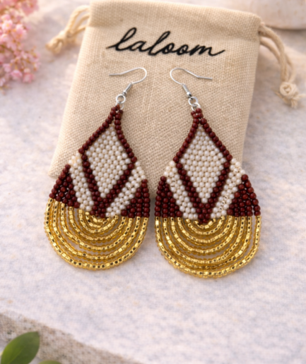 Solara Round Earrings