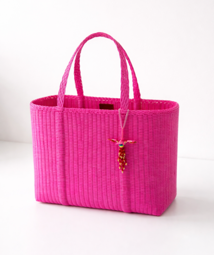 Hibiscus Basket Bag