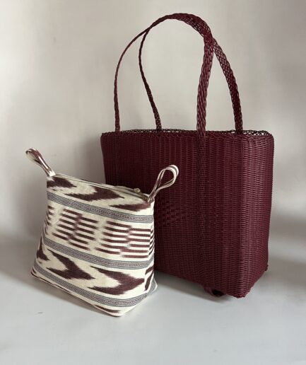 Mulberry Basket Bag and Cooler Pouch Set