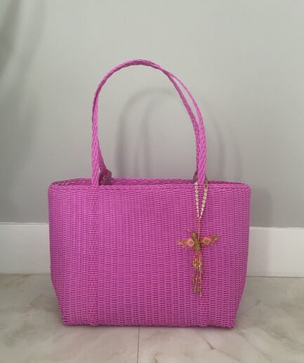 Hibiscus Basket Bag and Cooler Pouch Set